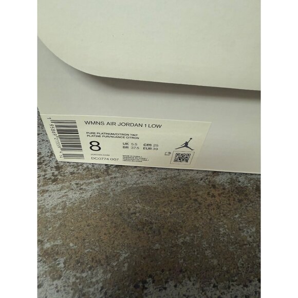 Women's Jordan 1 Low Lemonade Size 8- DC0774-007 - Picture 9 of 9